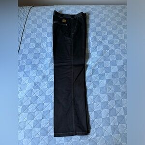 FB County Black and White stitch Slacks